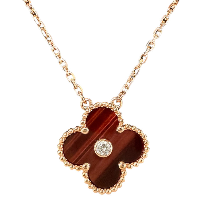 VAN CLEEF 
ARPELS 2017 Bull
s Eye Vintage Alhambra Diamond Holiday Pendant Necklace - Replica Handbags Shopping
.com