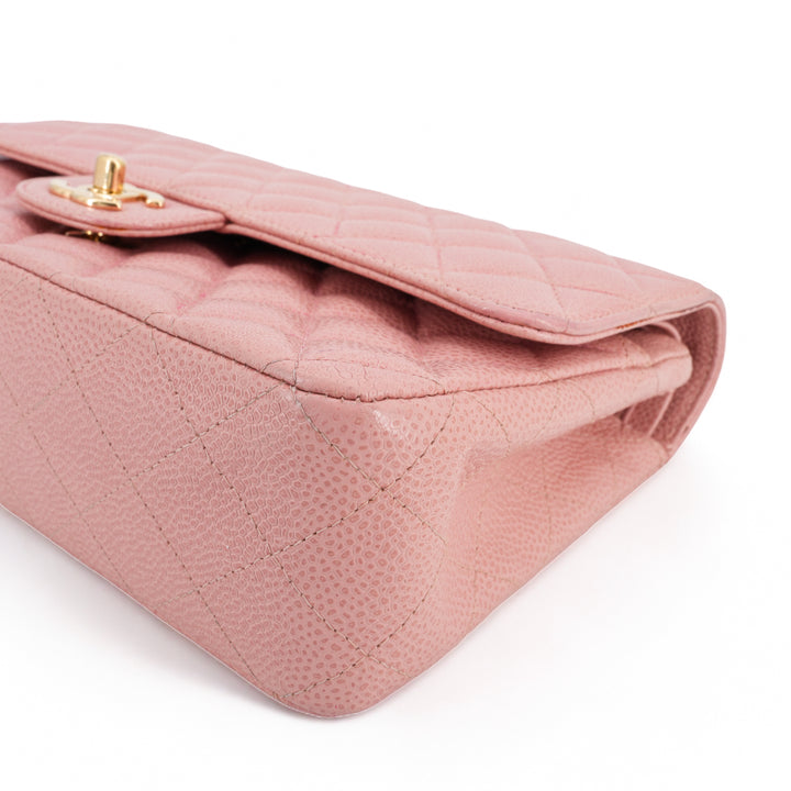 CHANEL Vintage Pink Caviar Medium Classic Double Flap Bag 8 Series - Replica Handbags Shopping
.com