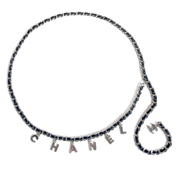 CHANEL Letter Logo Charm Leather Chain Belt - Replica Handbags Shopping
.com