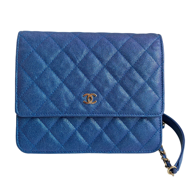 CHANEL Square Wallet On Chain WOC in 19S Iridescent Blue Caviar - Replica Handbags Shopping
.com