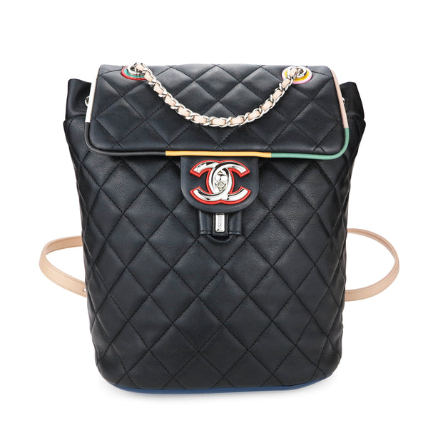 CHANEL Small Cuba Urban Spirit Backpack in Black Lambskin - Replica Handbags Shopping
.com