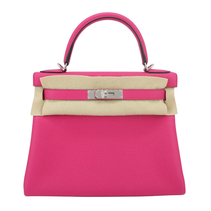 HERMÈS Kelly 28 in Rose Shocking Clemence PHW - Replica Handbags Shopping
.com