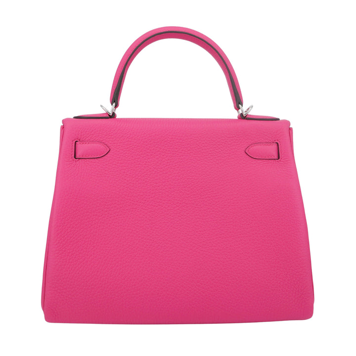 HERMÈS Kelly 28 in Rose Shocking Clemence PHW - Replica Handbags Shopping
.com