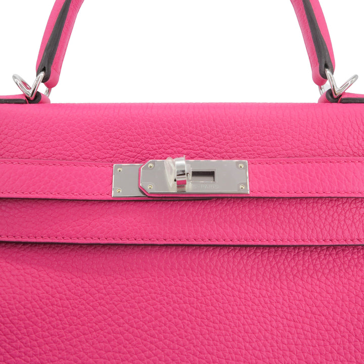 HERMÈS Kelly 28 in Rose Shocking Clemence PHW - Replica Handbags Shopping
.com