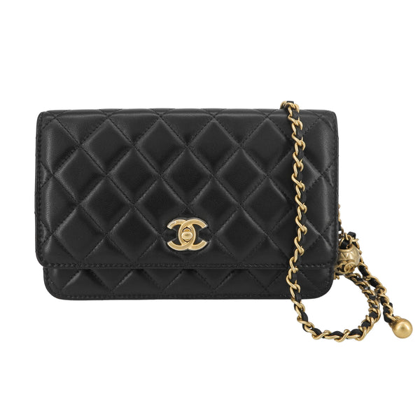 CHANEL Wallet On Chain WOC in Black Caviar GHW - Replica Handbags Shopping
.com